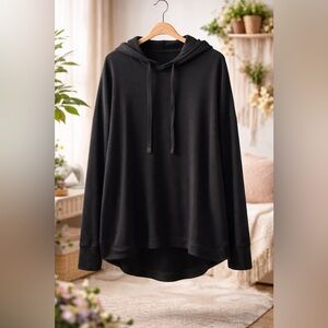 Xersion XXL Black Quick-Dri Hoodie • Thumbholes • Athletic Pullover